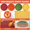 208 Pcs Thanksgiving Paper Plates(Autumn Color)9.06 x 9.06 x 4.92 inches